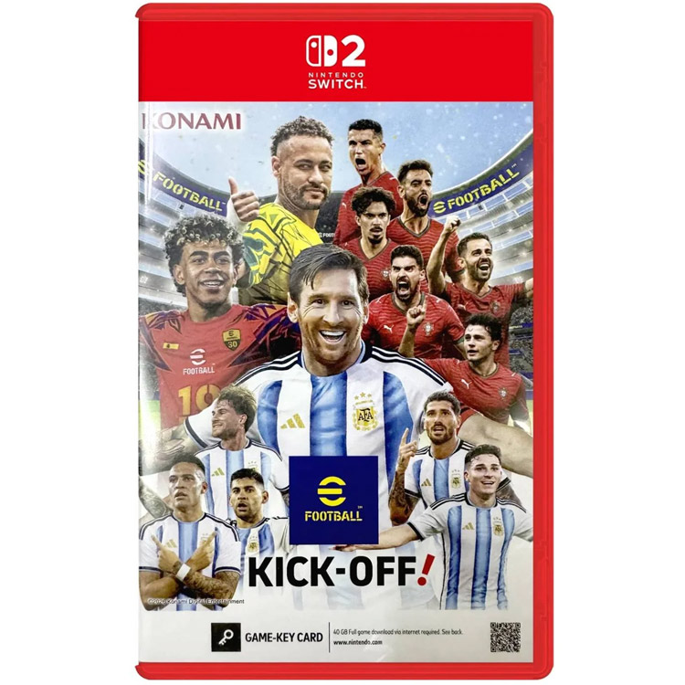 کارتریج پلمپ بازی Efootball kick-off Nintendo switch 2